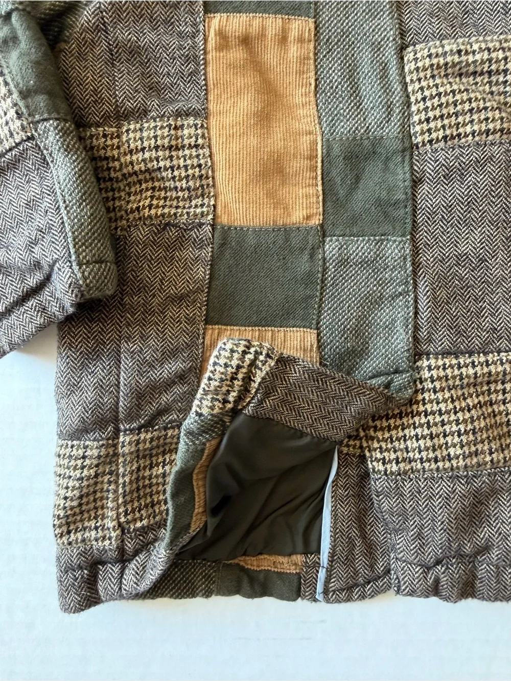 Baby Gap 2007 3T Patchwork Blazer Jacket Corduroy Herringbone Y2K